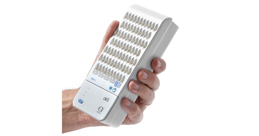 Okti portable high-density EEG system used by SPIN Lab